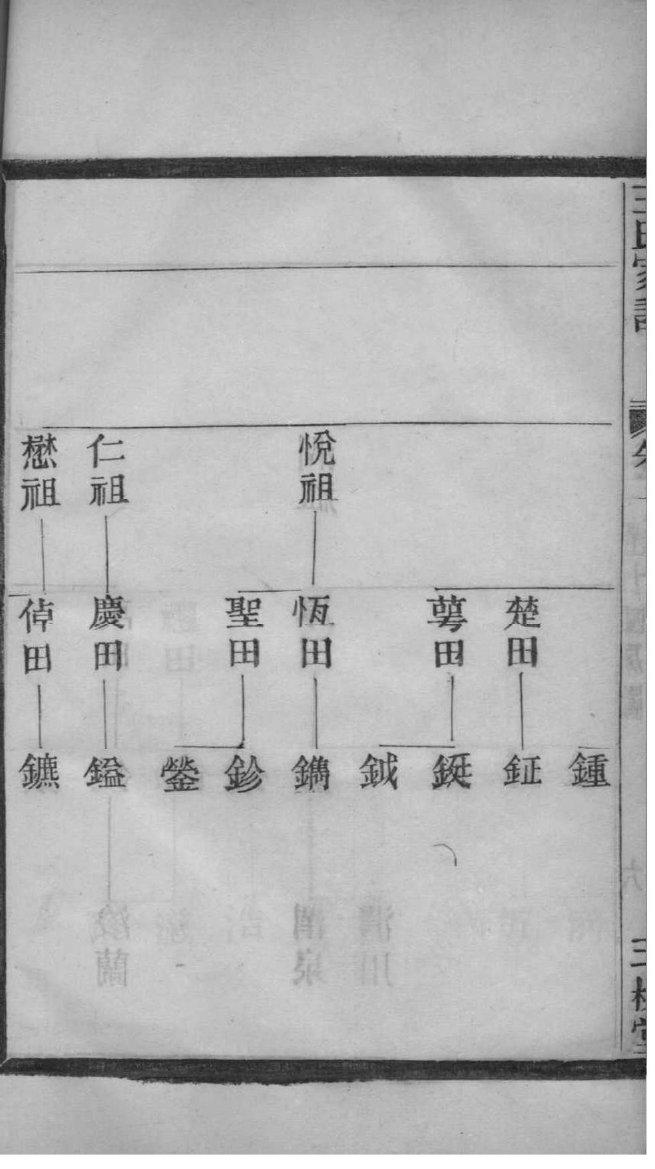 颜家家谱查询