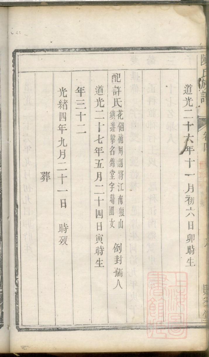 祝氏族谱十六字家训