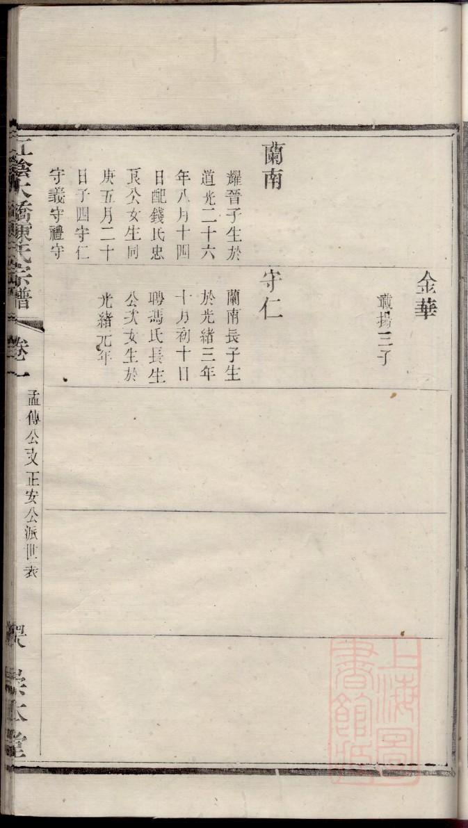 大明族谱