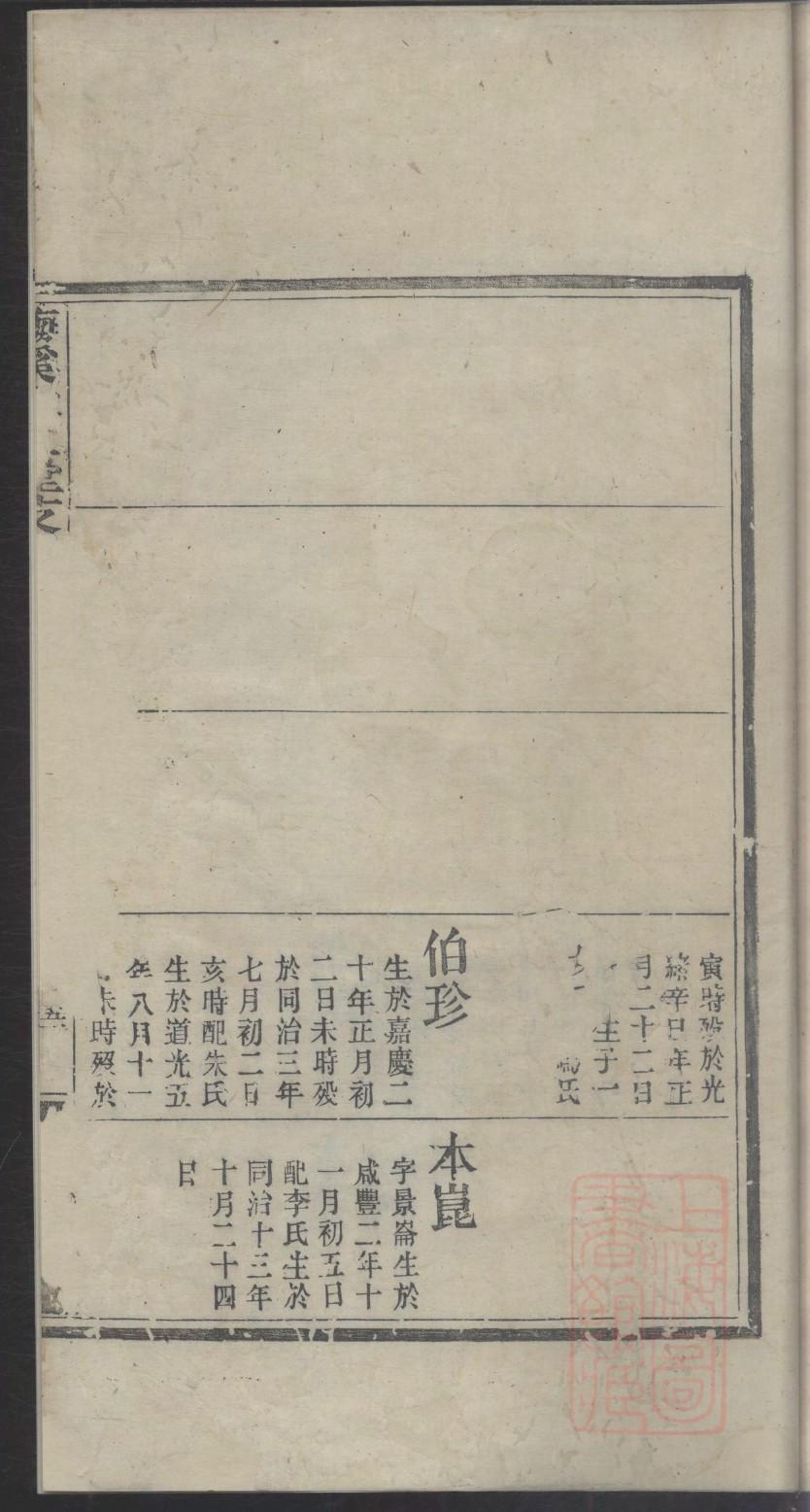 徐氏族谱内容