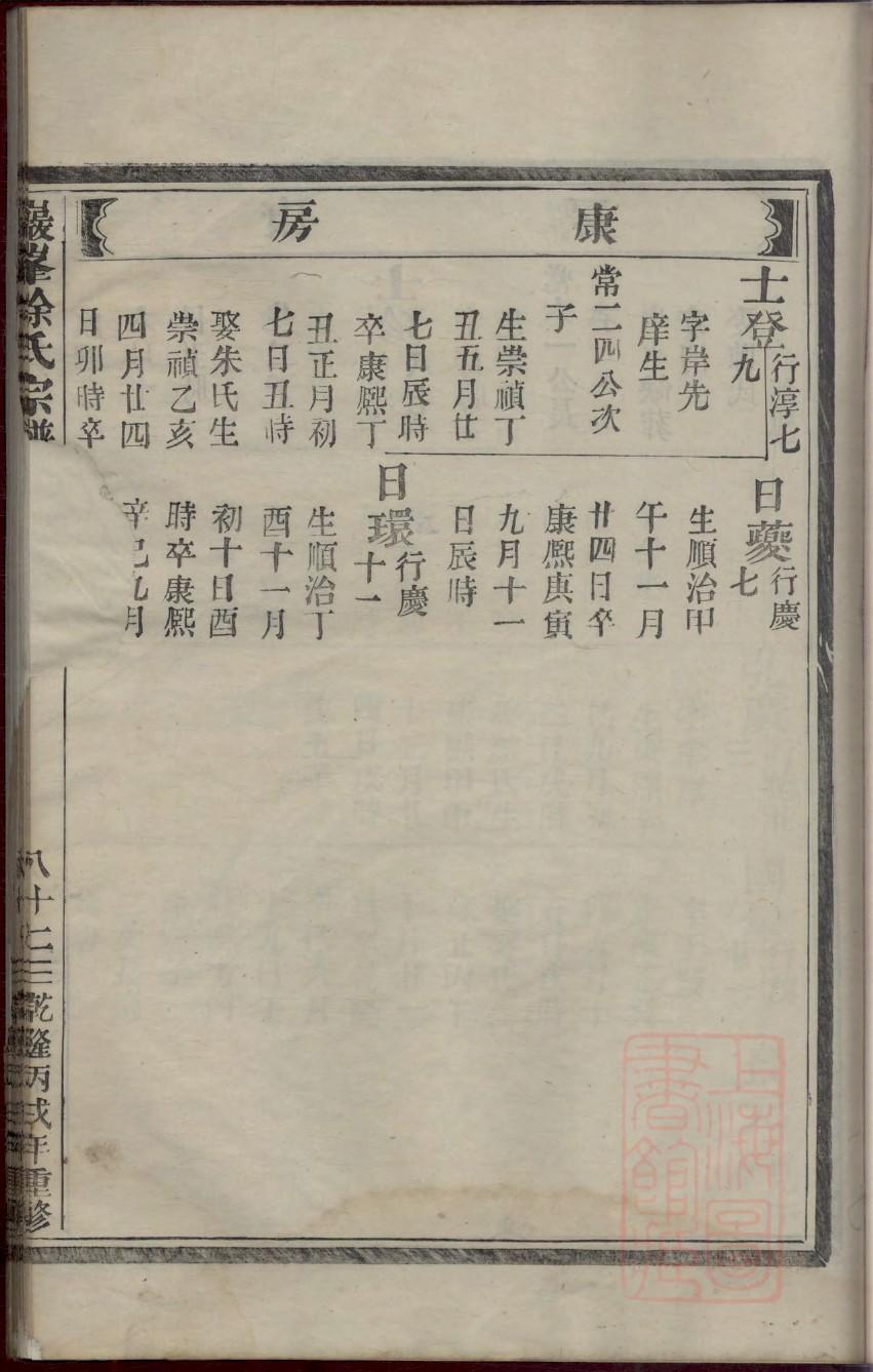 西门氏族谱大全