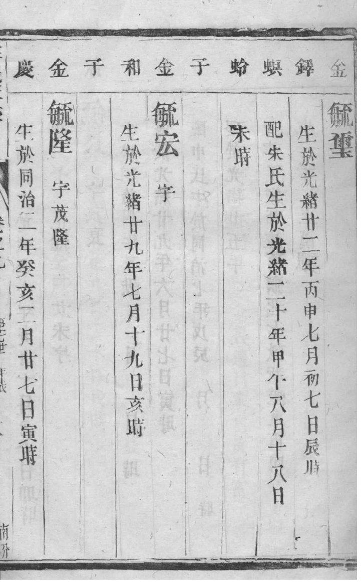魏氏族谱字辈书
