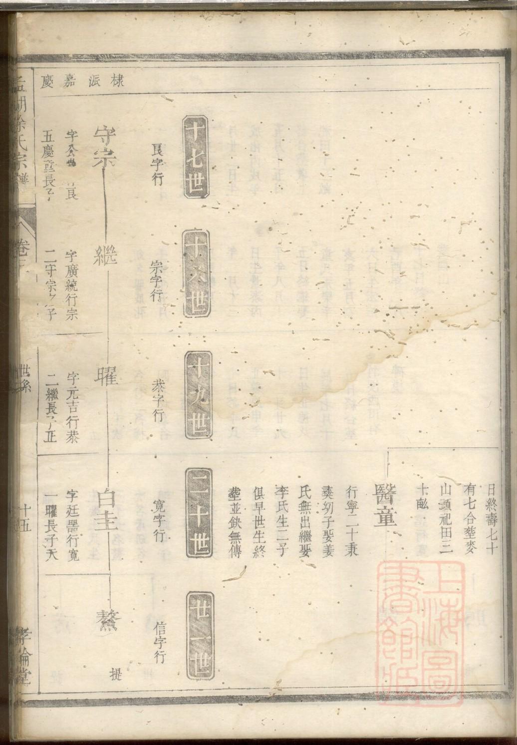 典氏族谱视频
