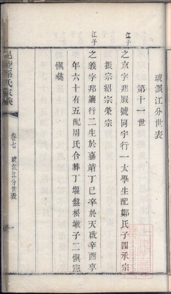 张家族谱字辈排列甘肃