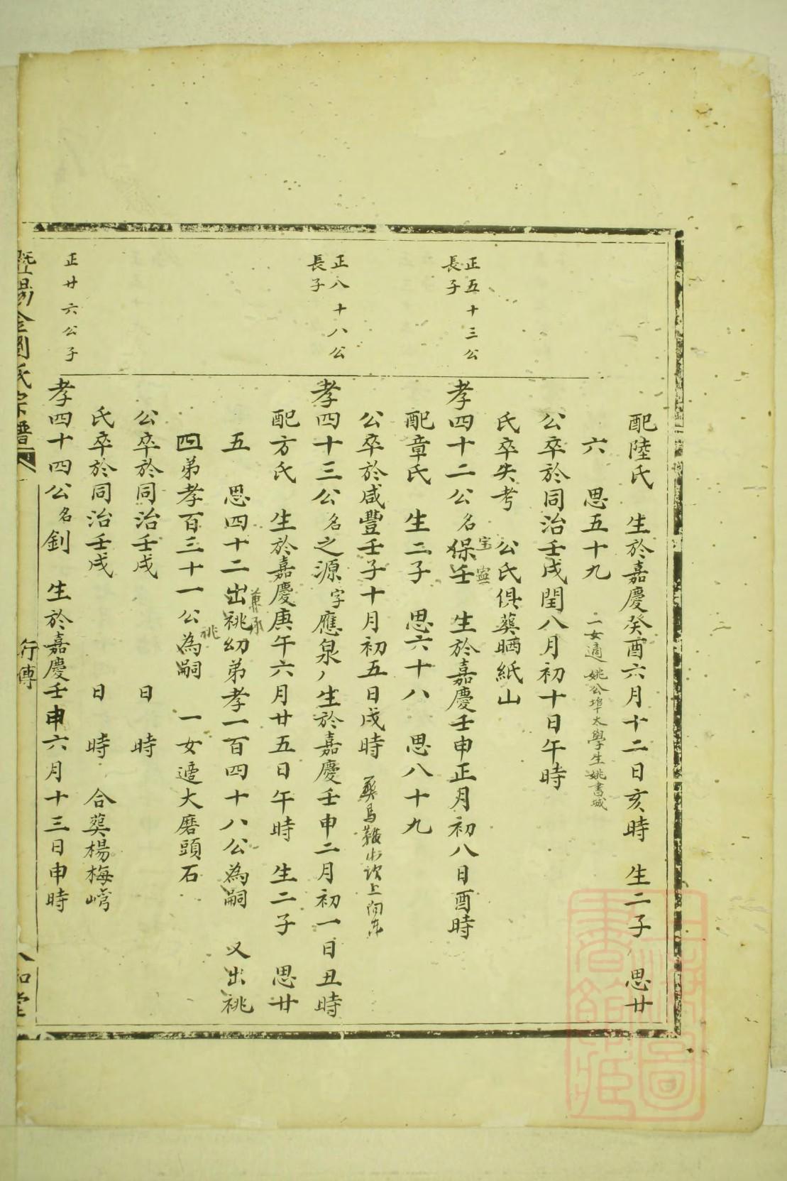邓氏族谱辈分排行表