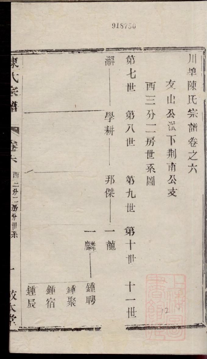 浦氏族谱序范本范文