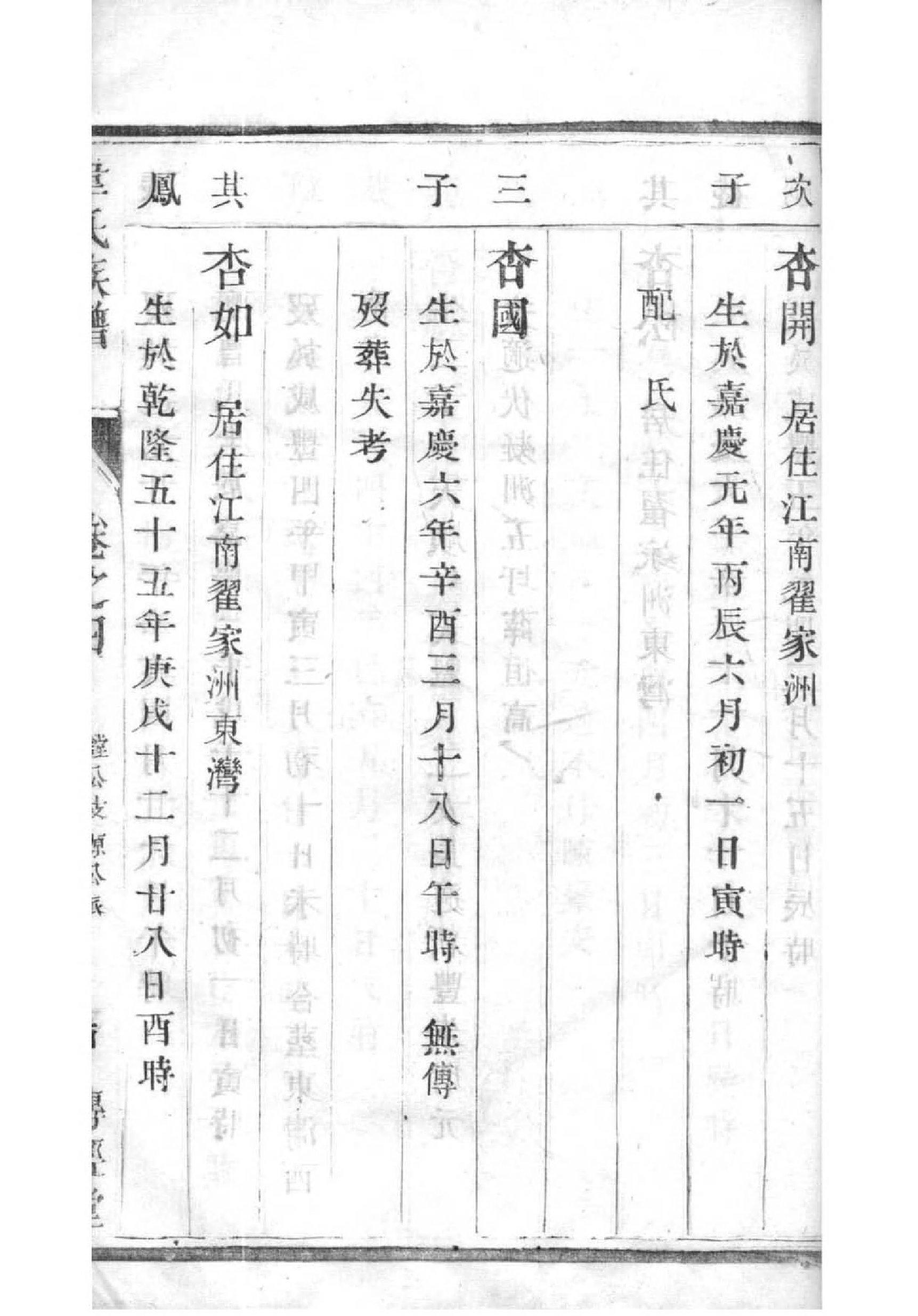 张氏族谱十六字家训