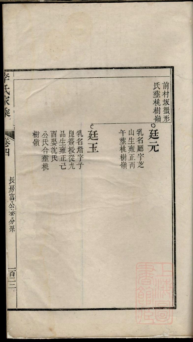 友氏族谱十六字家训