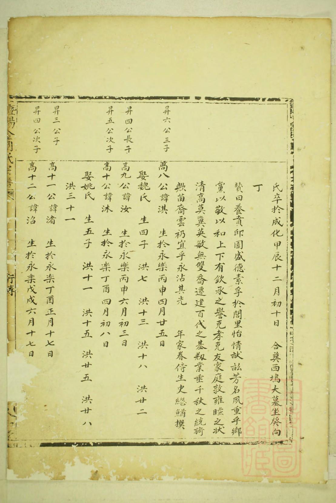 文姓排辈顺序