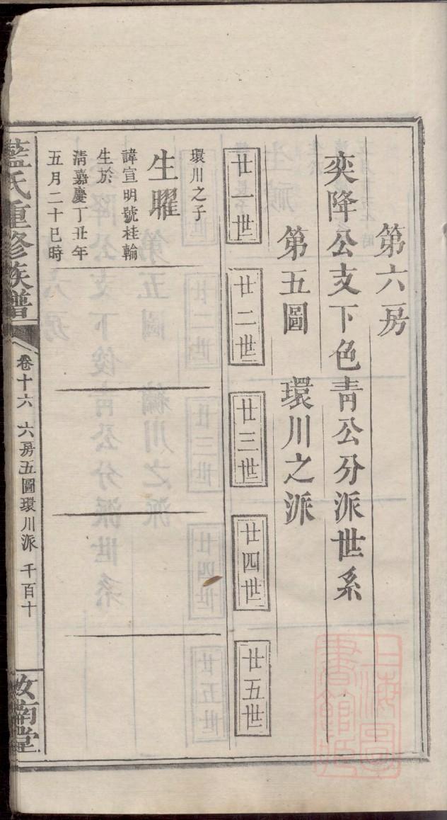 鲍姓家谱辈分表