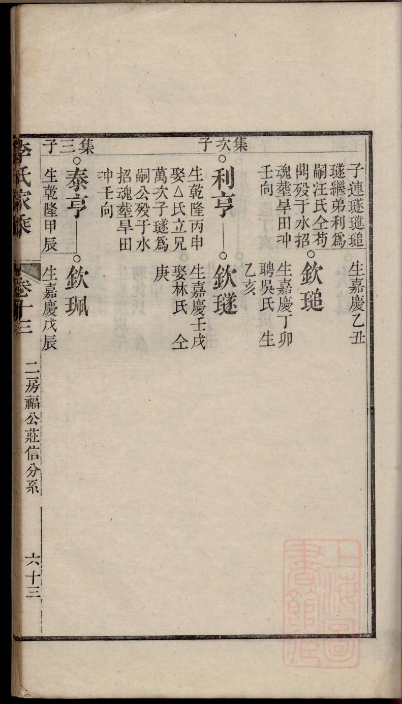 钟姓家谱辈分表