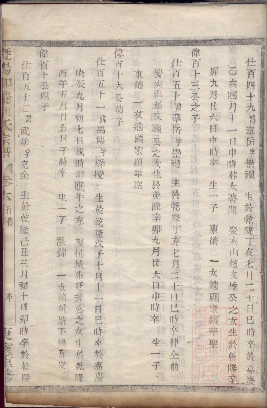 申氏族谱十六字家训