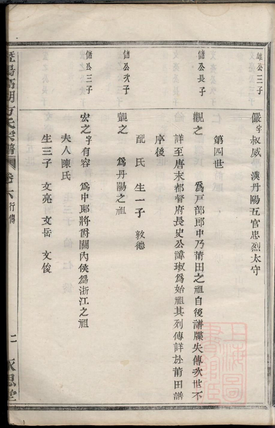 严氏族谱