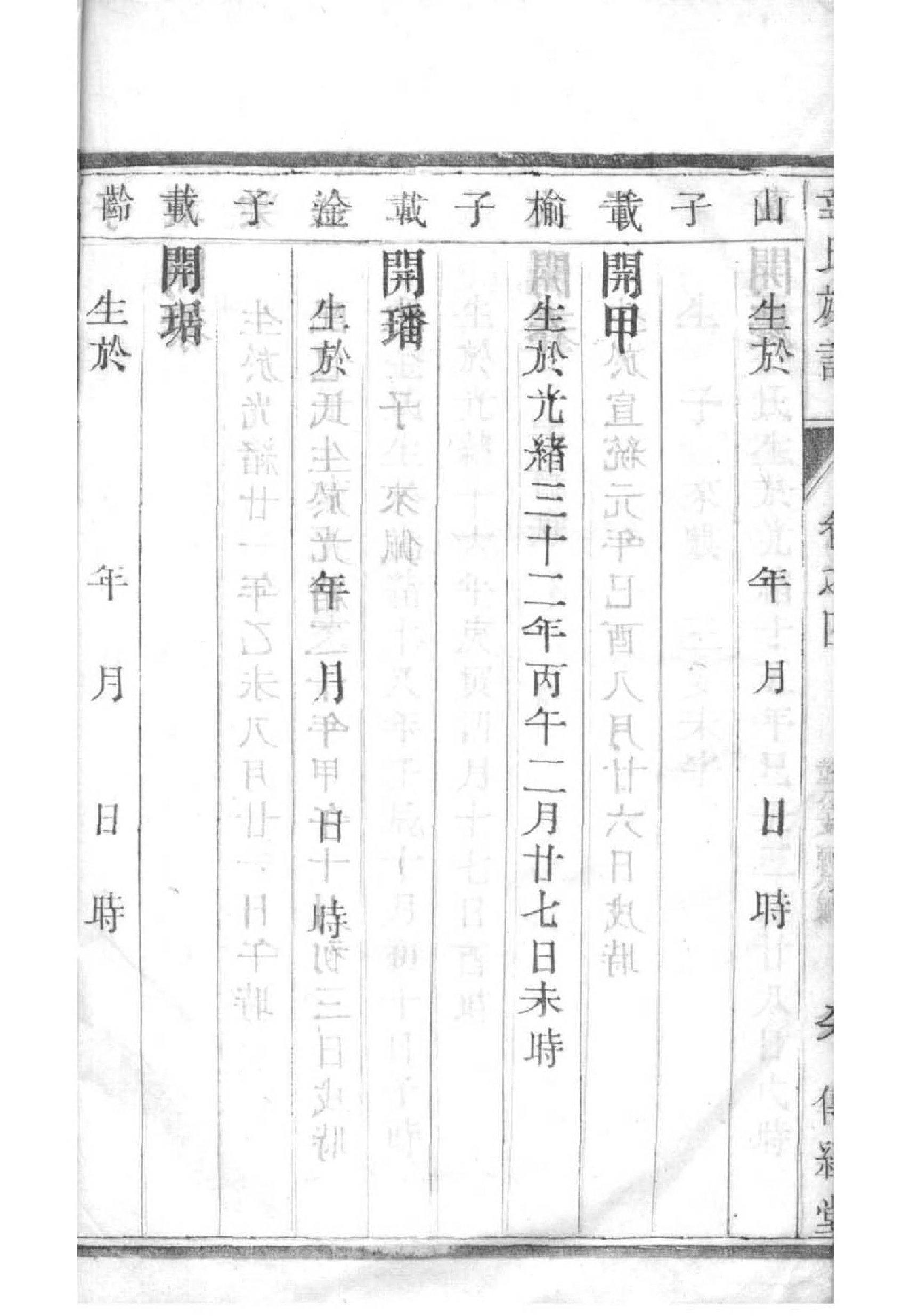 刁氏族谱大全