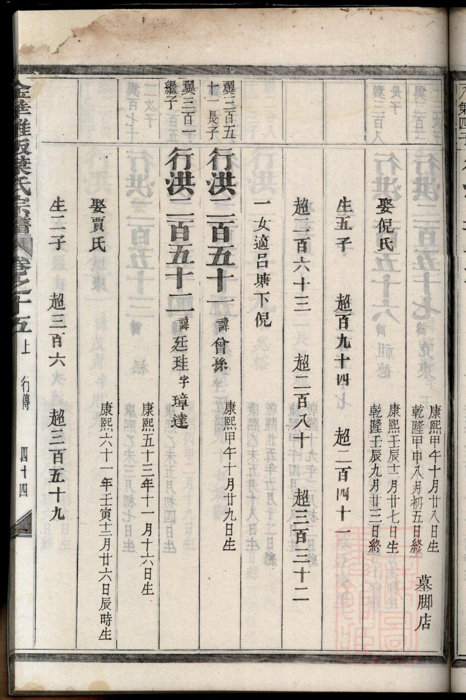 枚氏族谱视频