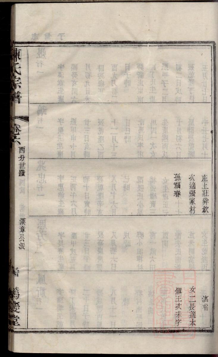 族谱家谱箱