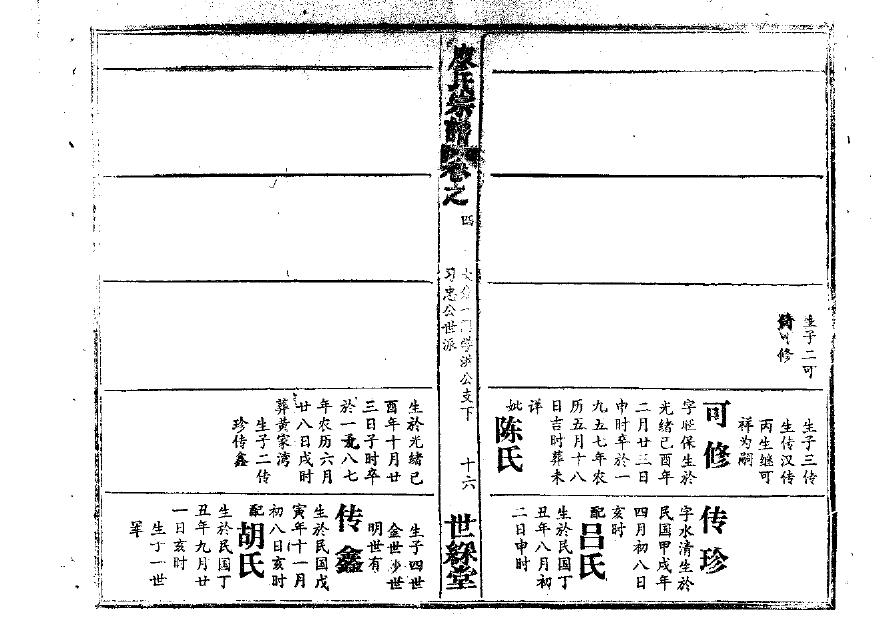 濮氏族谱大全