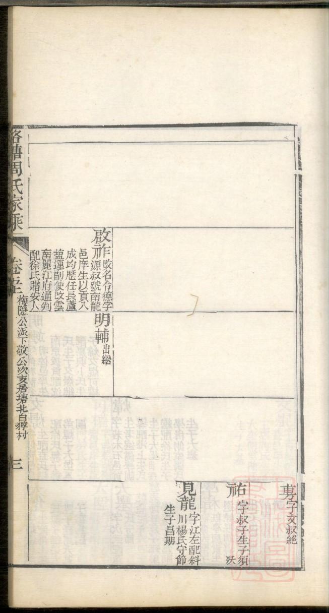 苏姓排辈顺序