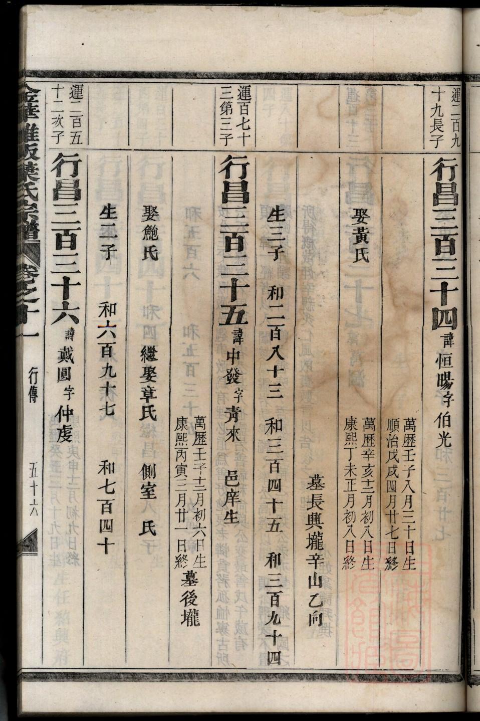 迟氏族谱