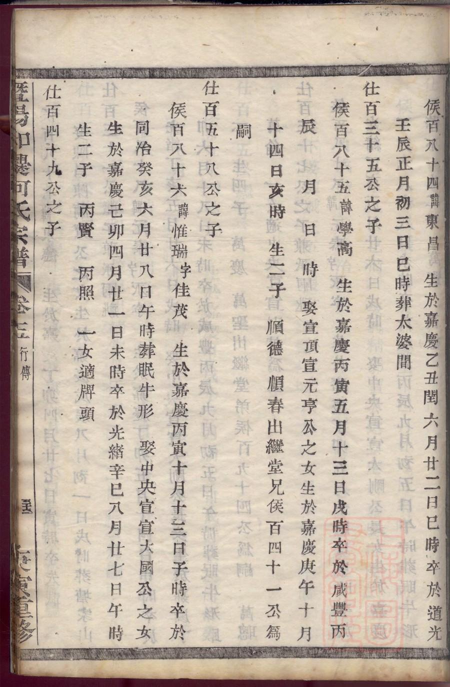 黎氏族谱全部字辈