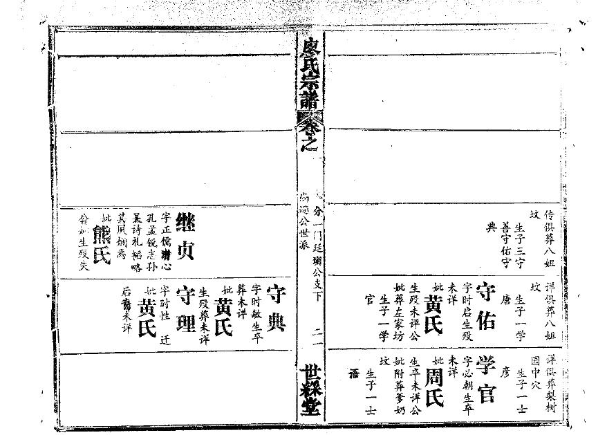 蔡氏家谱字辈查询