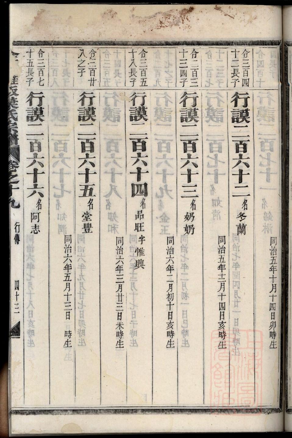 宦姓家谱辈分表