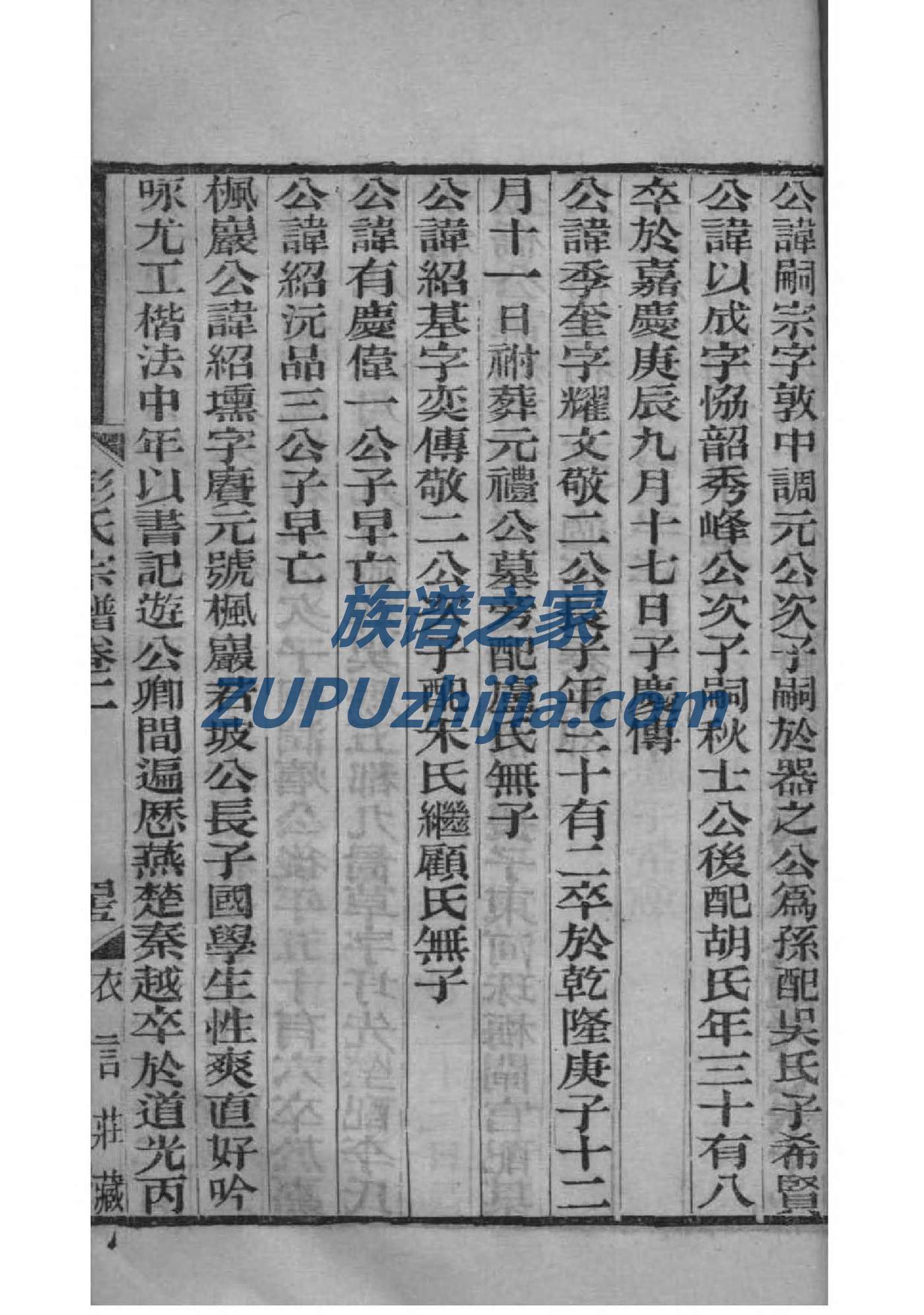 为什么有人有族谱的