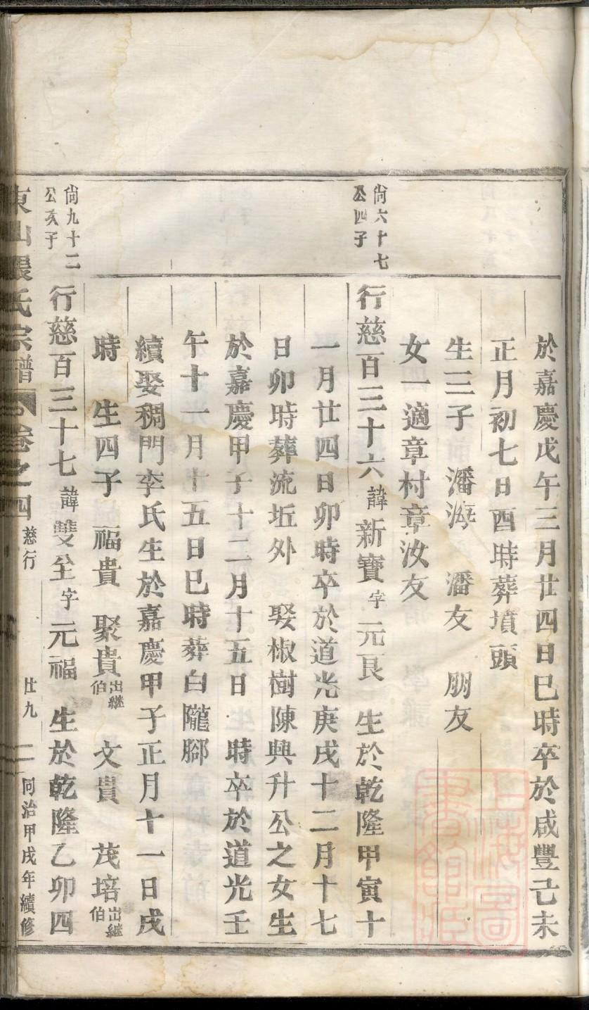 公西氏族谱图片
