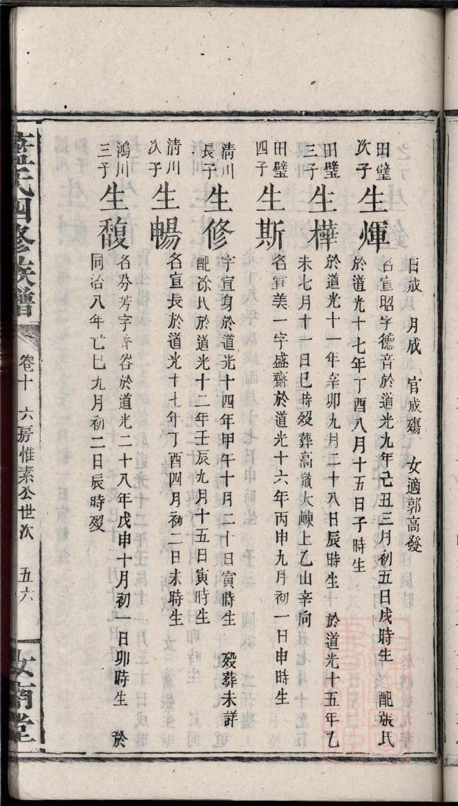 彭氏家谱40个字辈四川仕成家