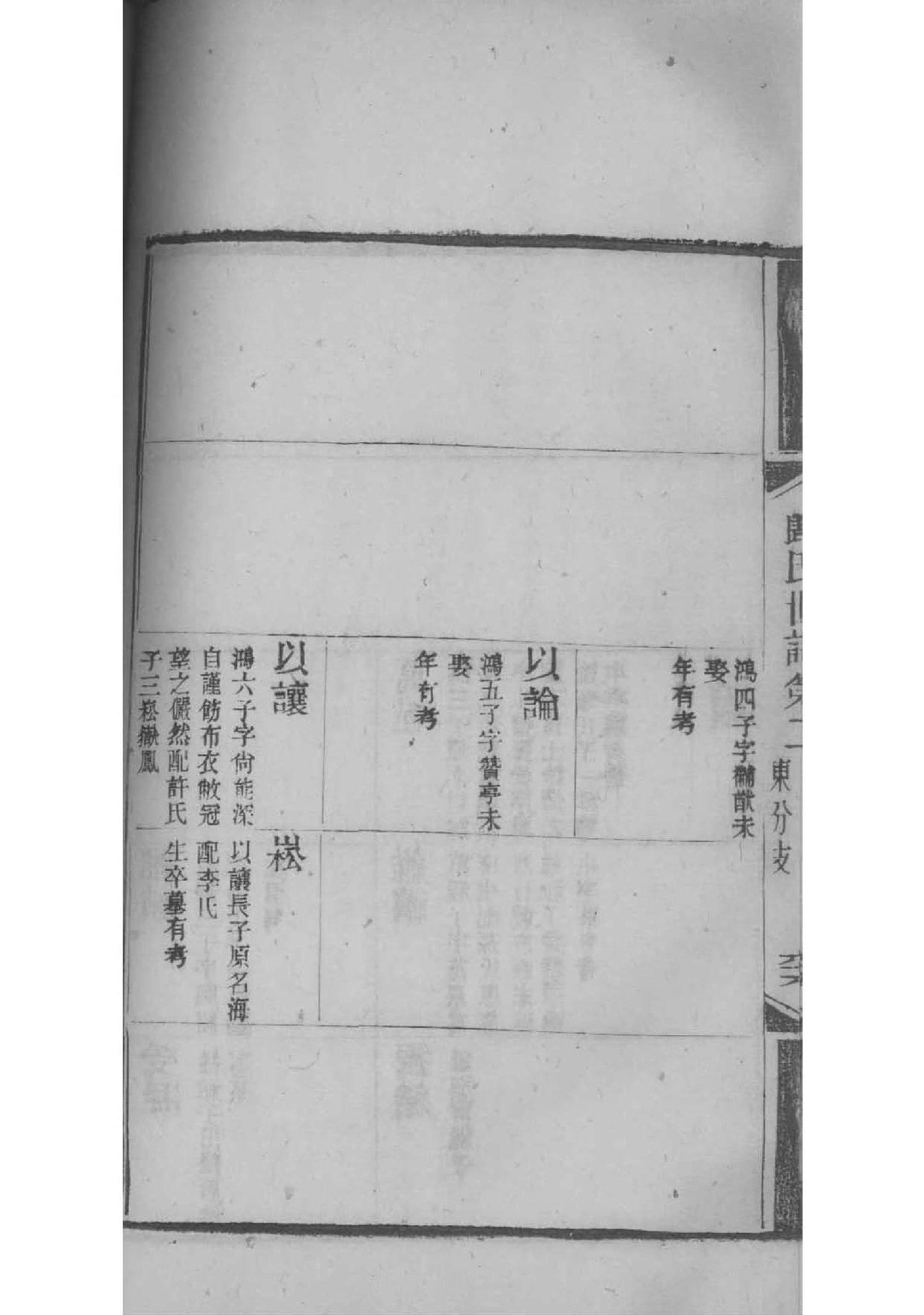 龙氏族谱吉林分支