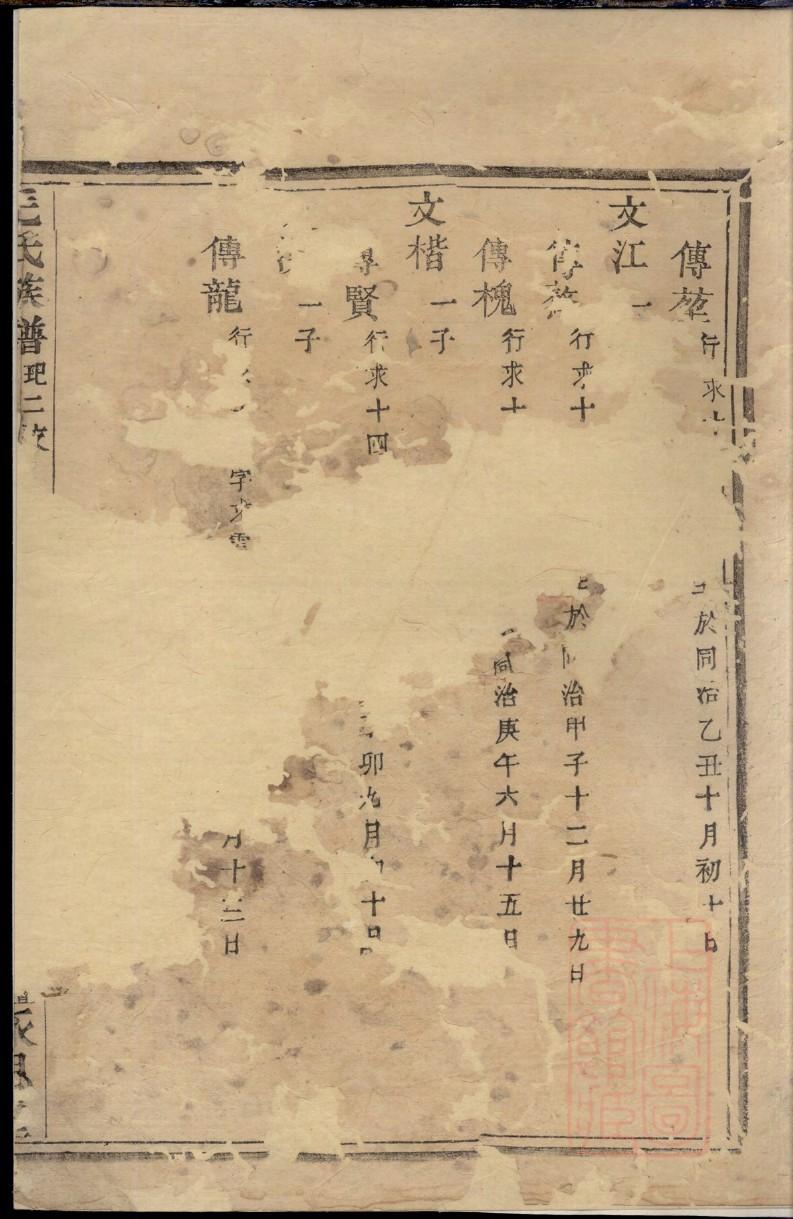阚氏族谱视频