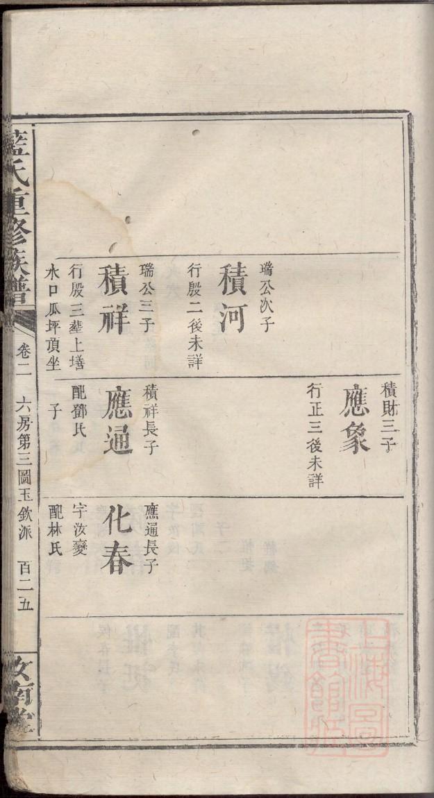 汤氏族谱辈分名