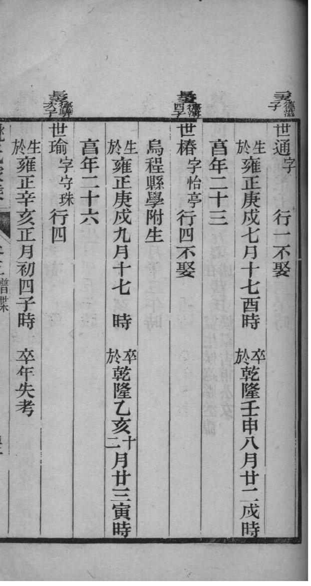荀氏族谱十六字家训