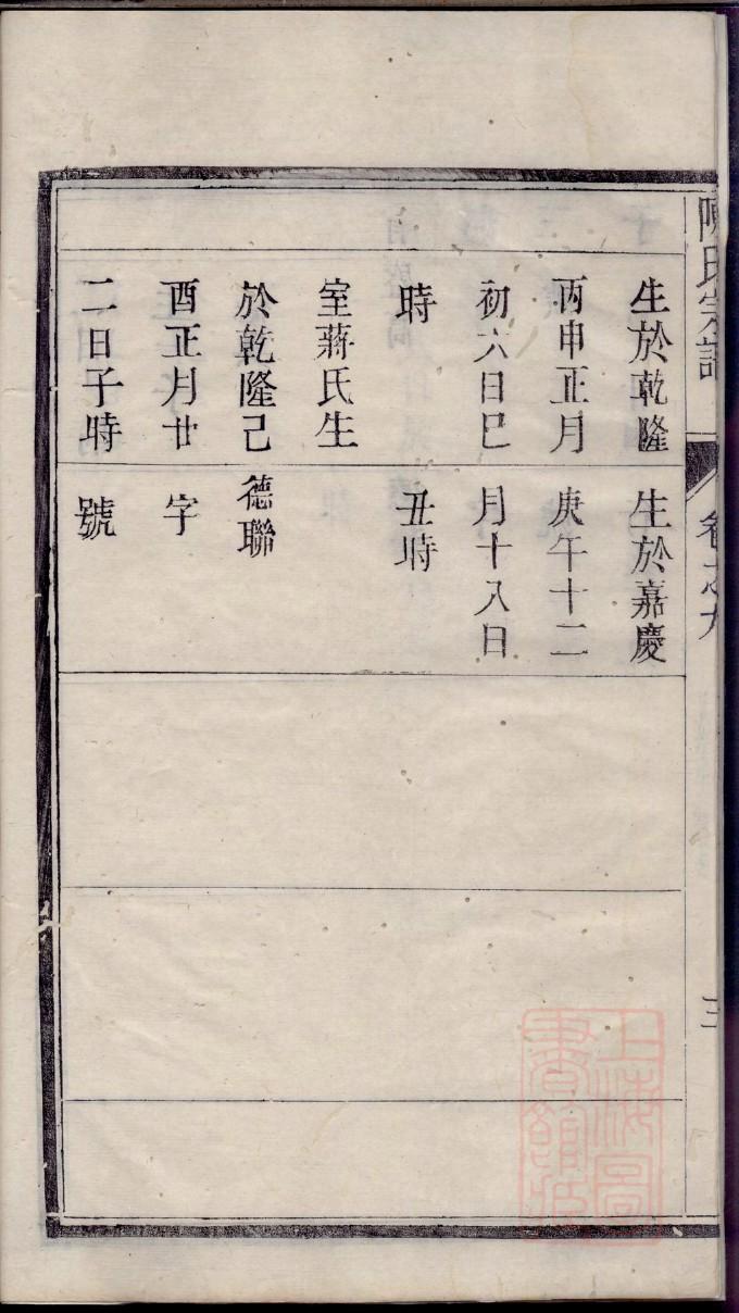 邱氏族谱吉林分支