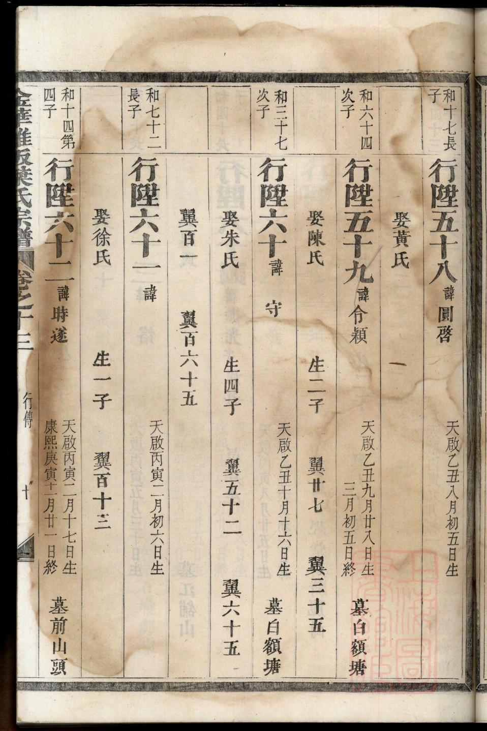 杨氏族谱上海分支