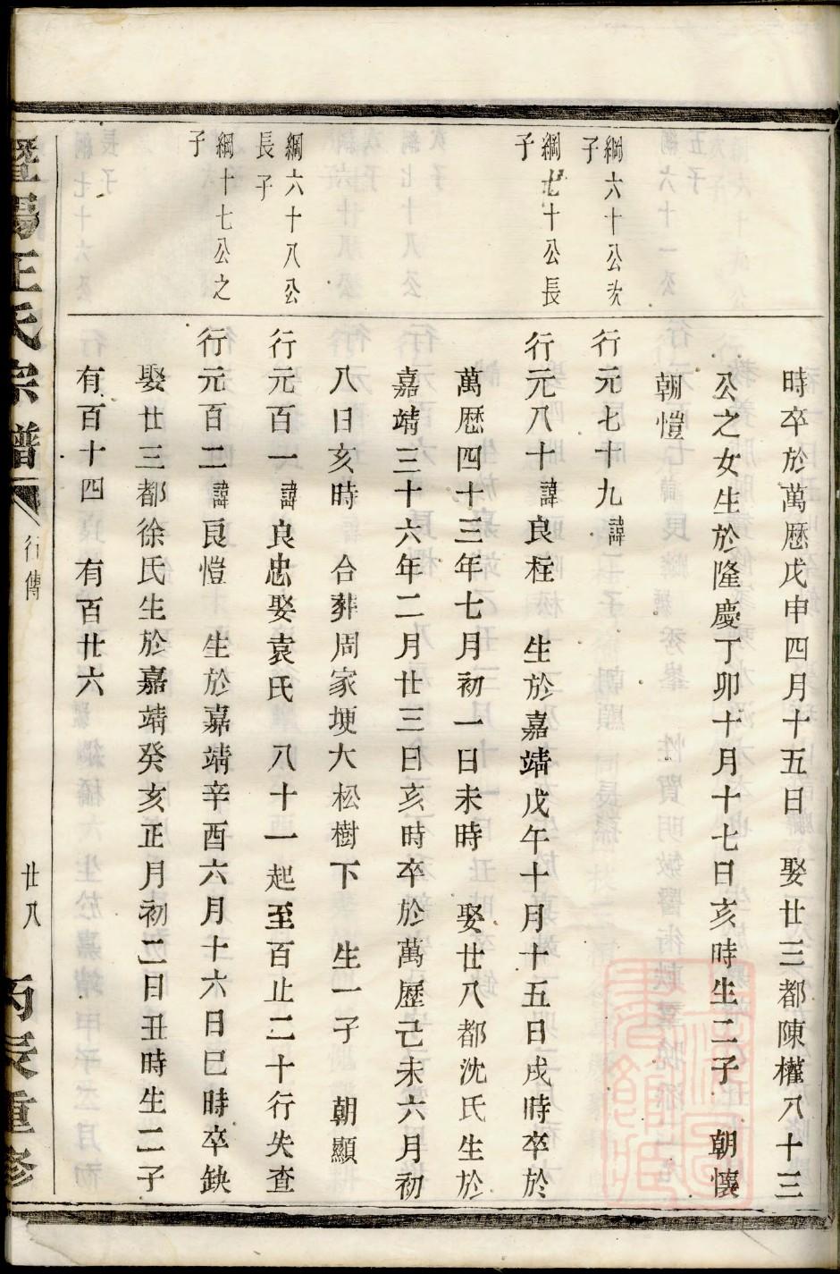 石氏族谱
