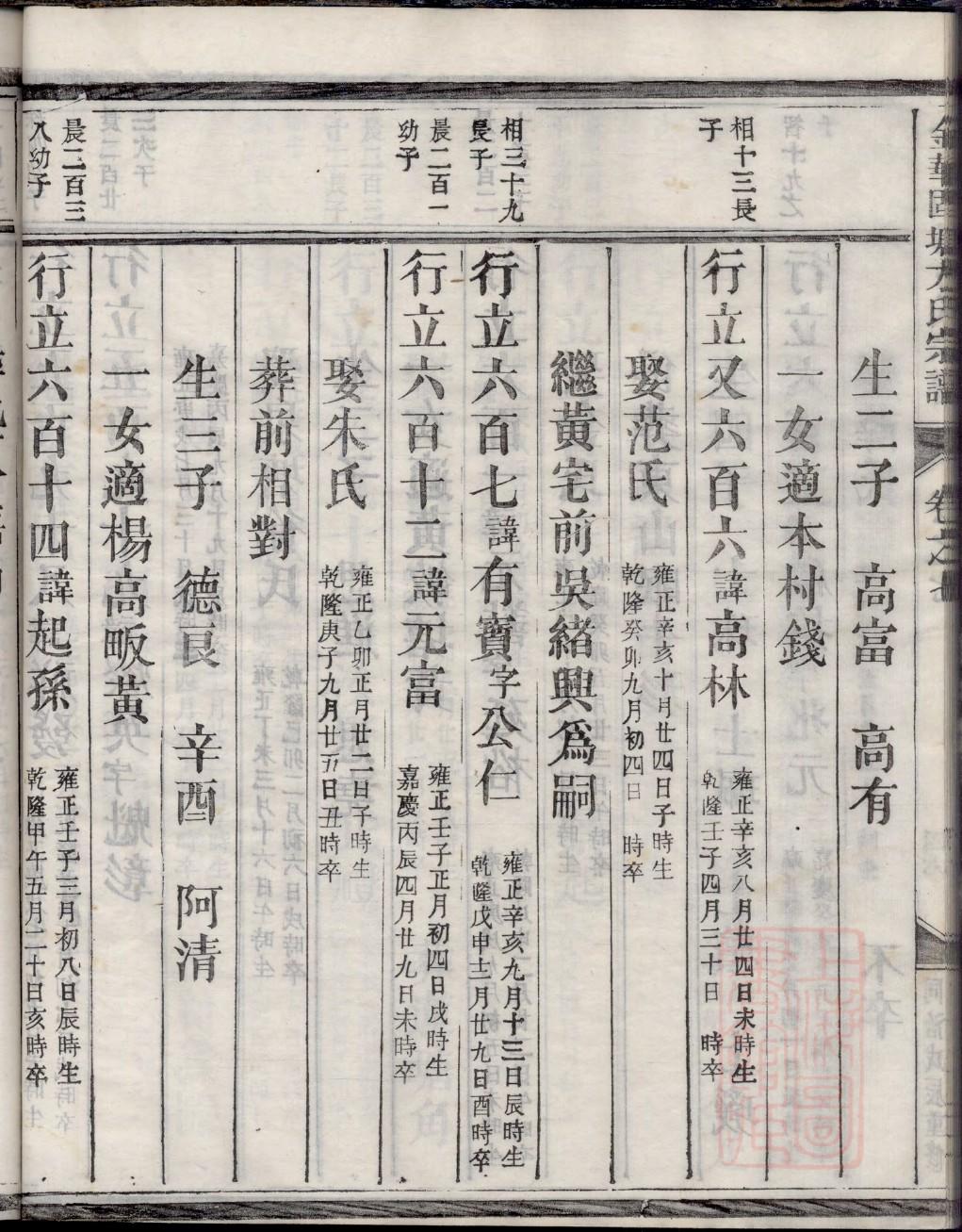 揭氏族谱