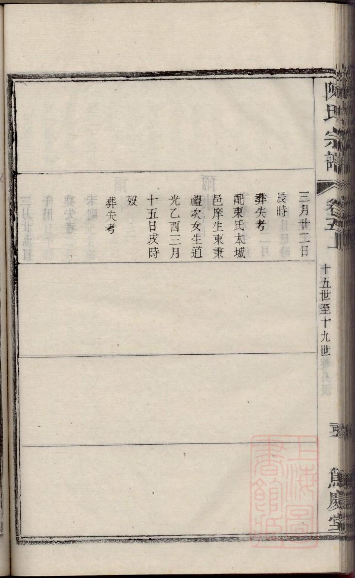 张家族谱字辈排列表