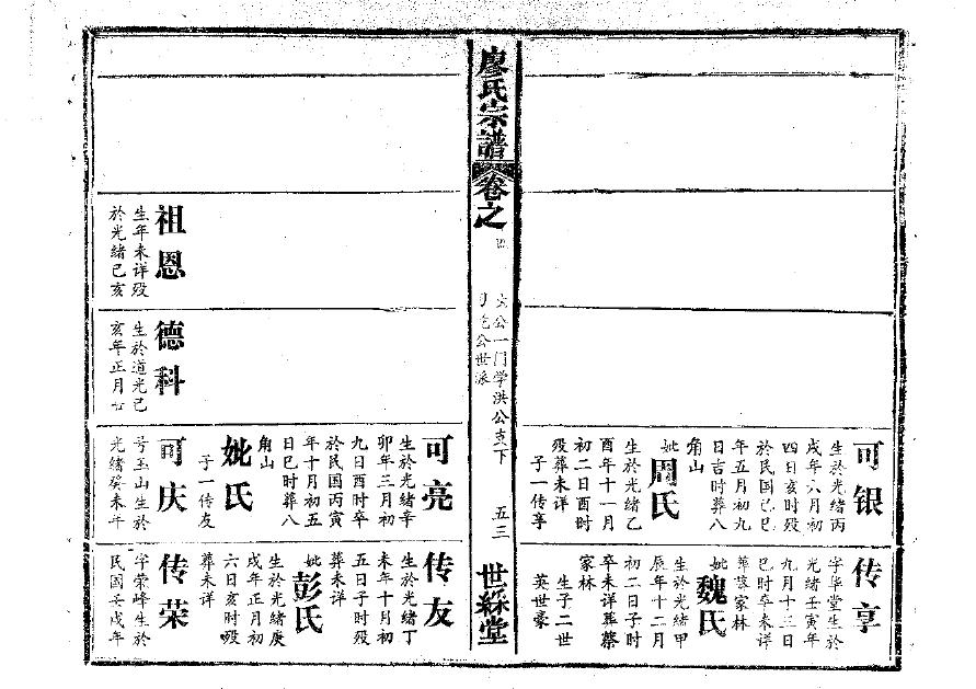 幸氏族谱电子版