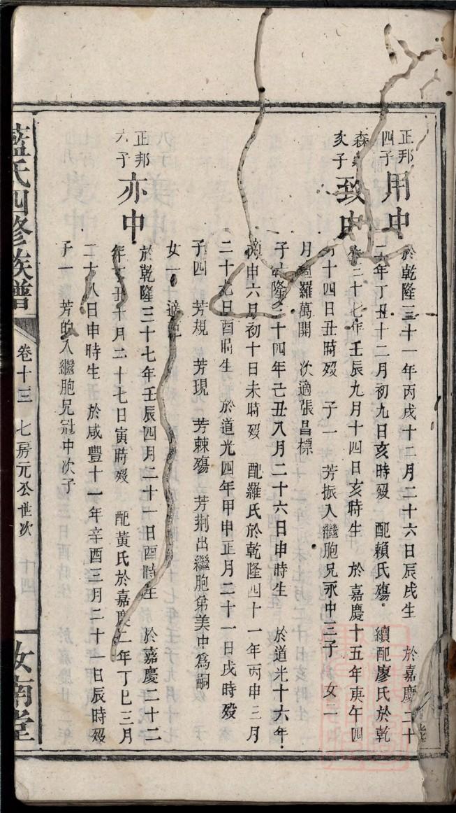 丁姓排辈顺序
