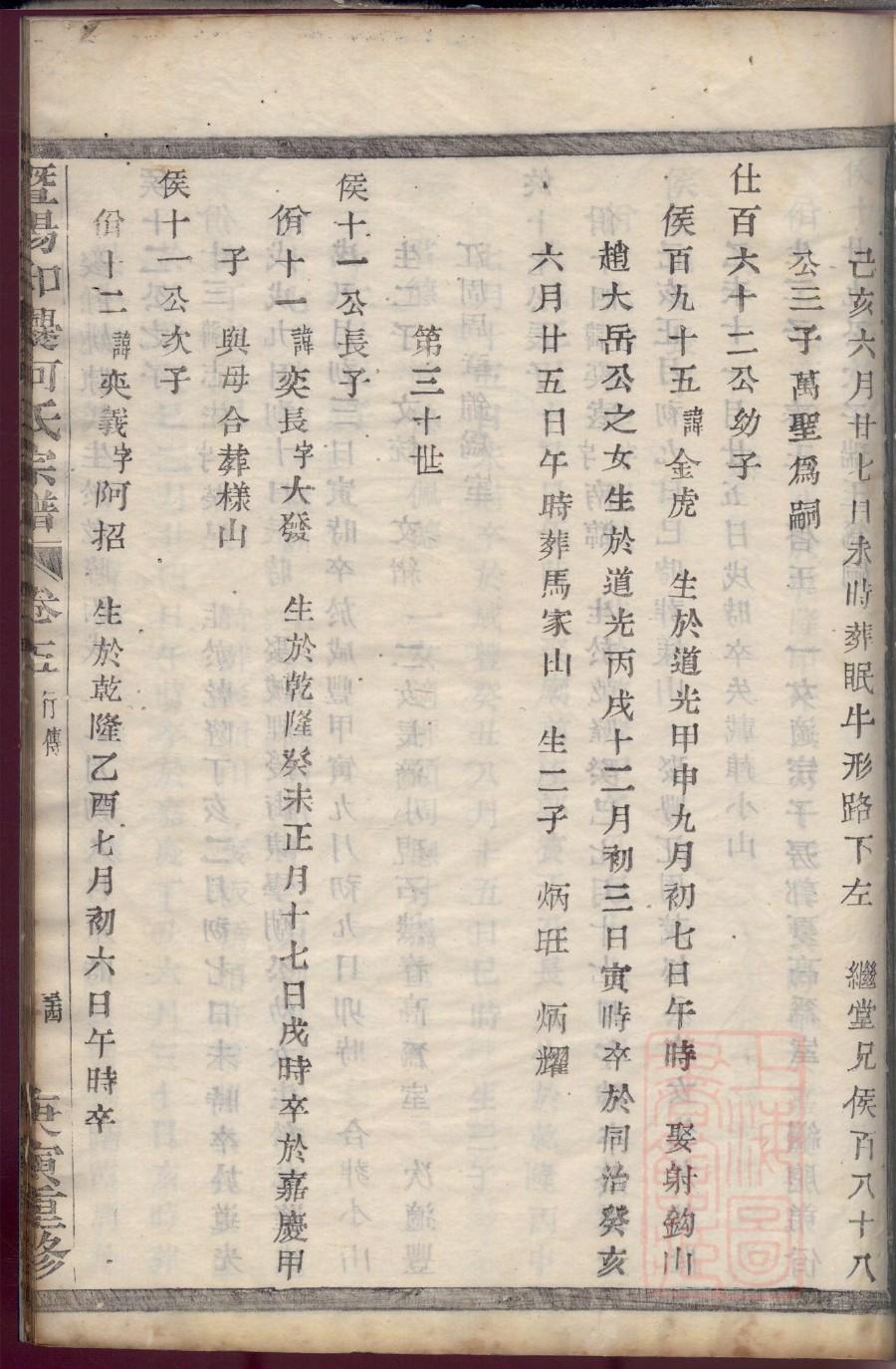 卢氏家谱