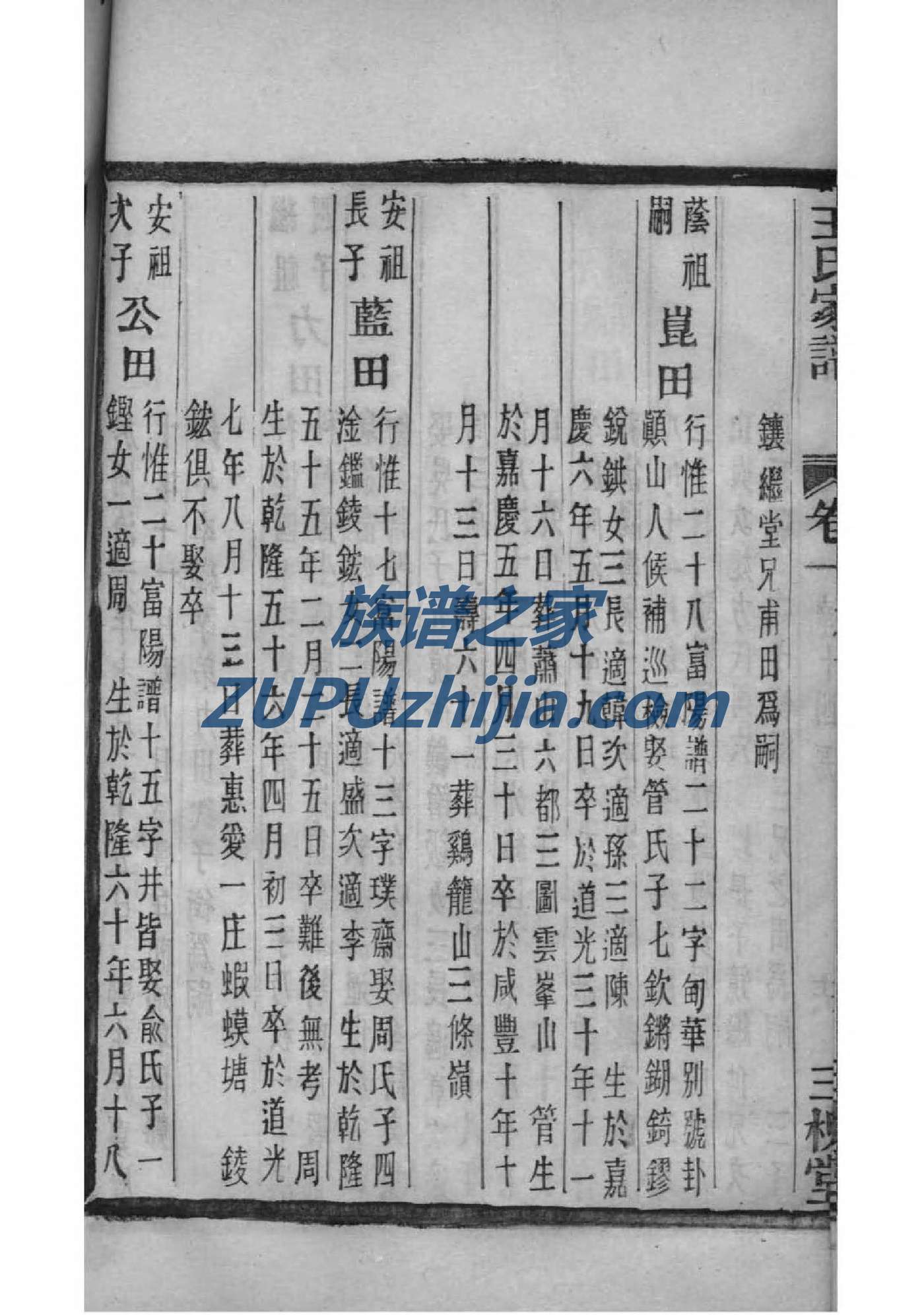 文氏族谱全三卷是什么