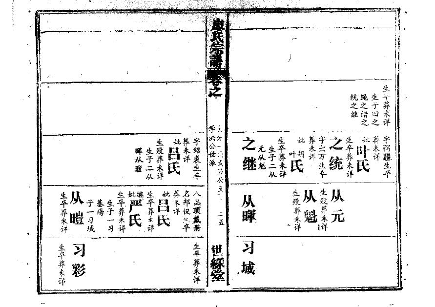 家谱怎么制作
