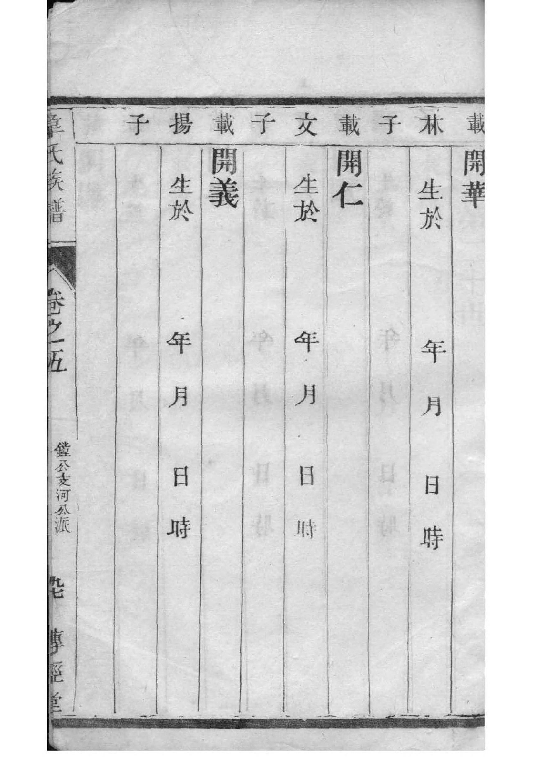 东安席氏五修族谱