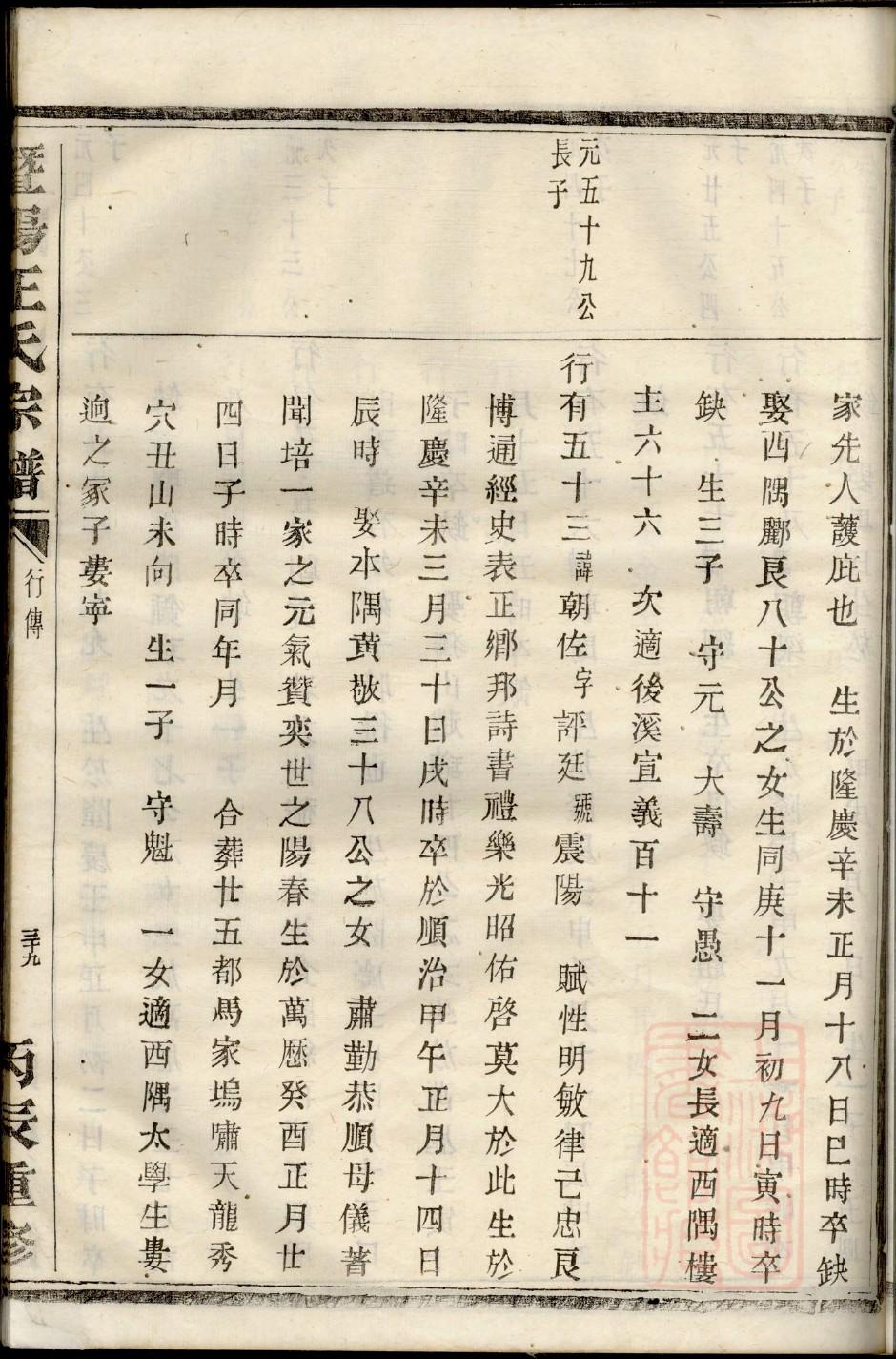 吕家族谱