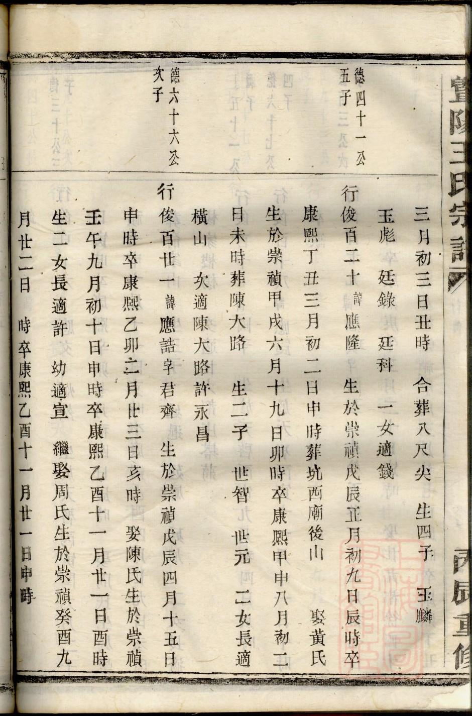 唐氏家谱48字辈大全