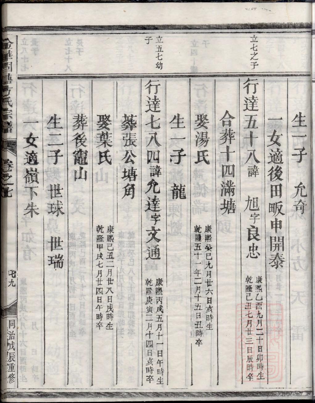 毕氏族谱完整版