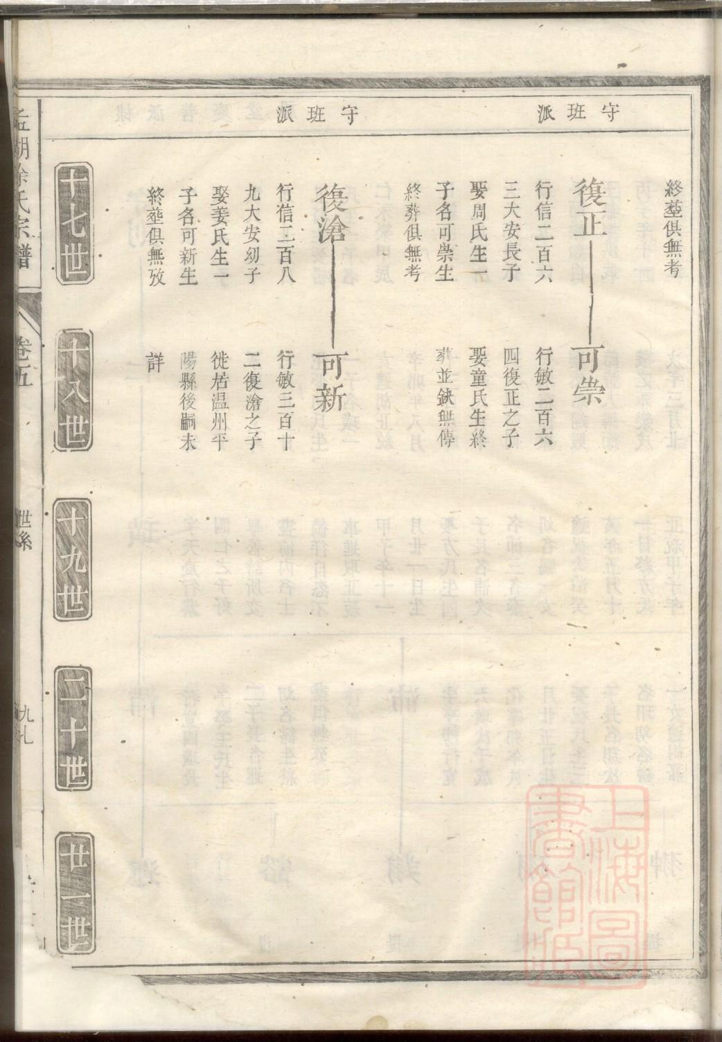 呼延氏族谱的收藏价值