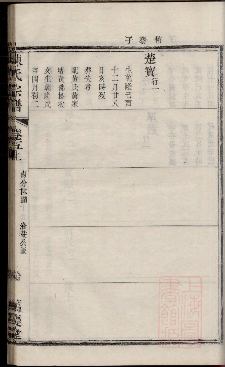 辟氏族谱视频
