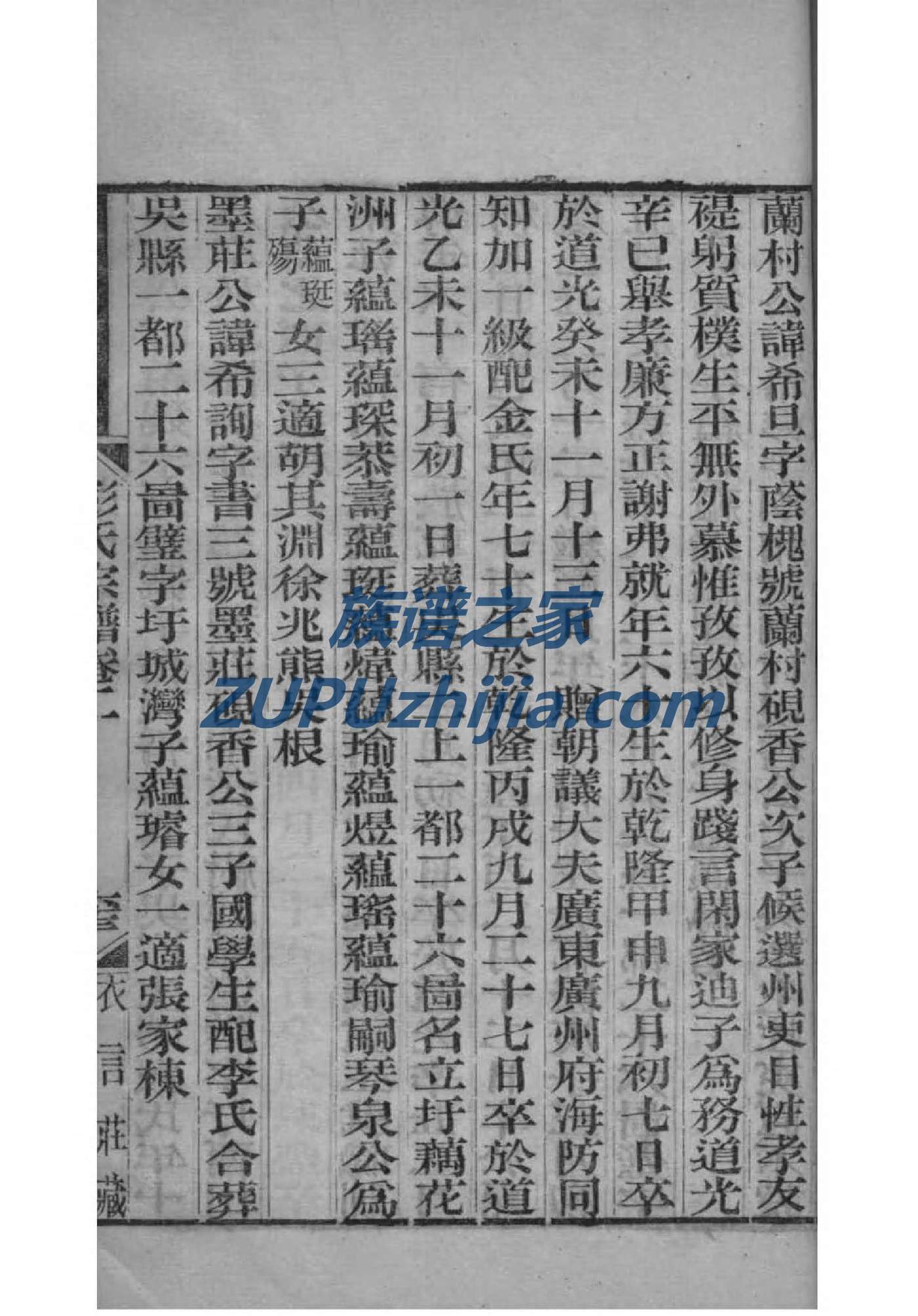 文氏族谱安徽分支
